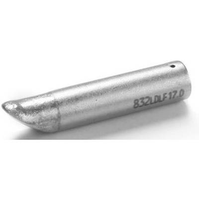 Grey metal pencil with bevelled tip and side-stamped number '832.DLF17.0', likely intended for industrial use.