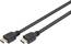 Digitus HDMI Cable HDMI-A plug, HDMI-A plug 3.00 m Black AK-330124-030-S 8K UHD, gold plated connectors, Braided shield,