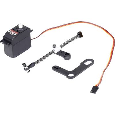 RC Servo with Accessories Including Springs, Mounting Bracket and Cables. Suitable for Model-Making Applications.