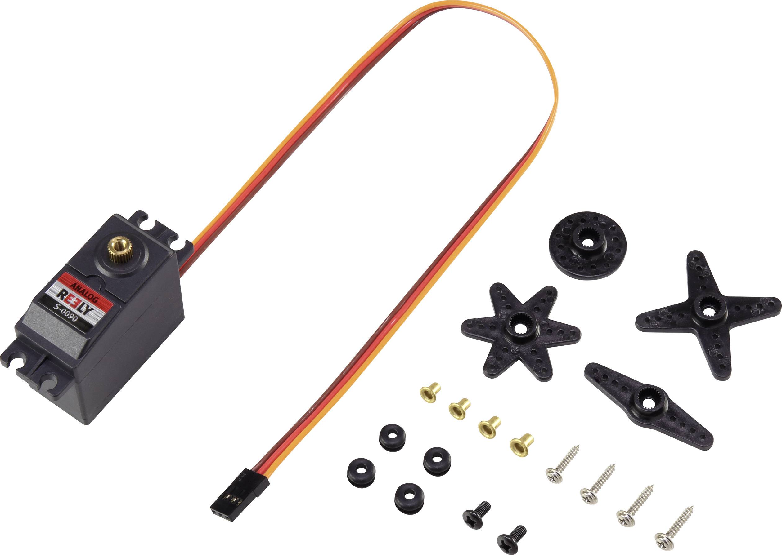 Reely Standard servo CYSS0090 Analogue servo Gear box material Metal