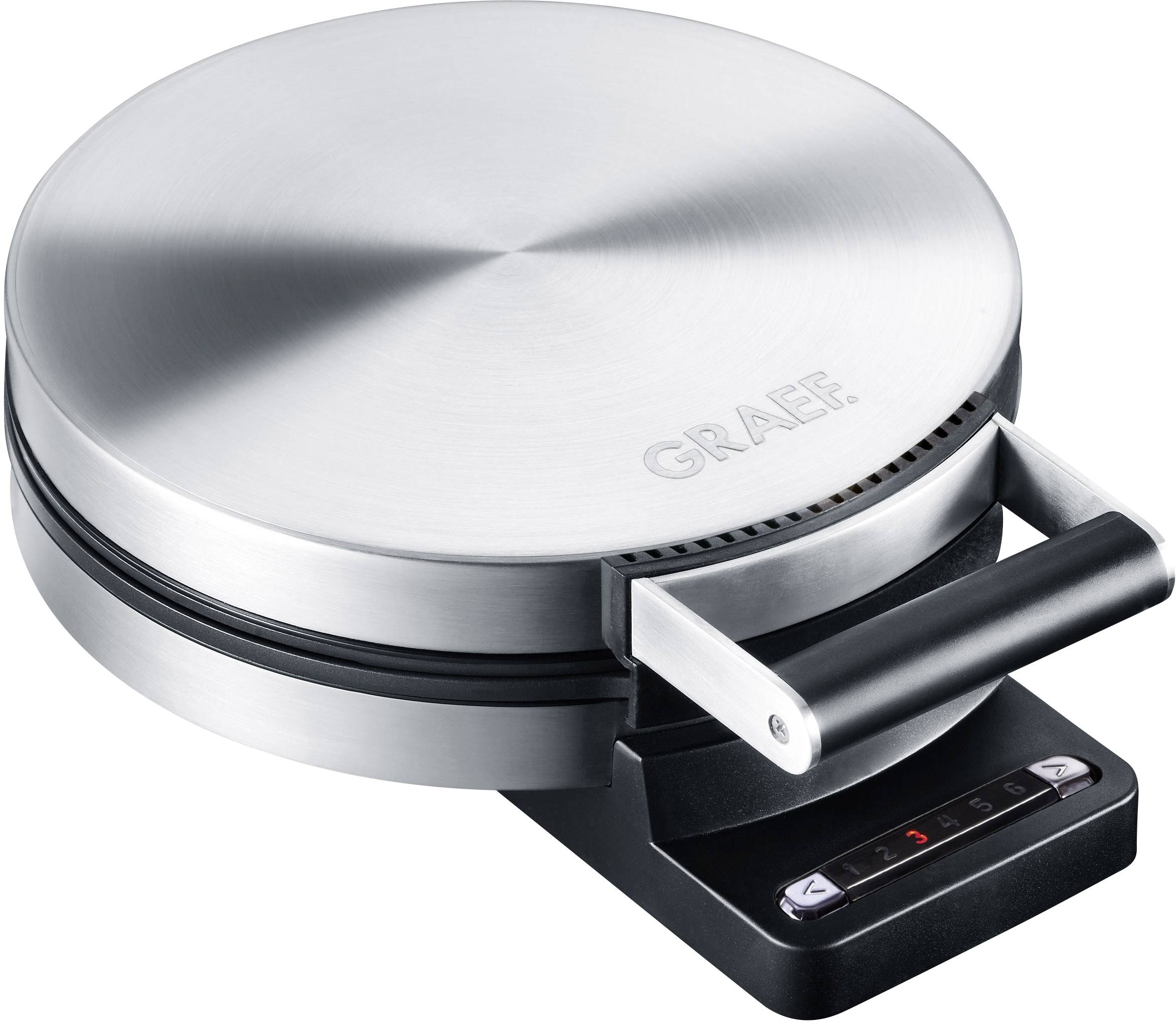 Graef HE80 Waffle maker hinged Stainless steel