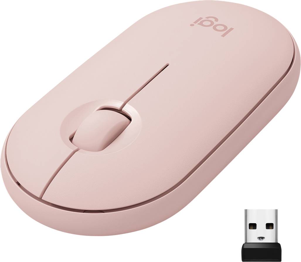 jord Resignation Ikke vigtigt Logitech Pebble M350 Wireless mouse Bluetooth®, Radio Optical Rose 3  Buttons 1000 dpi Quiet keypad | Conrad.com