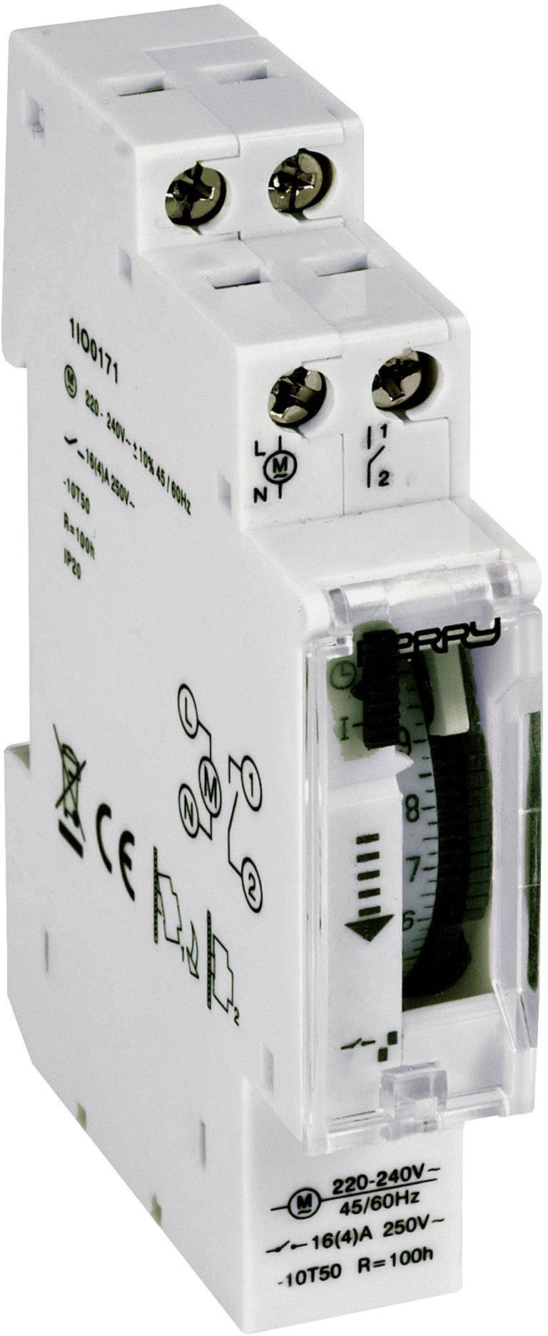 Wallair 1IO0171 Timer analogue 24h mode 3500 W IP20 Power reserve