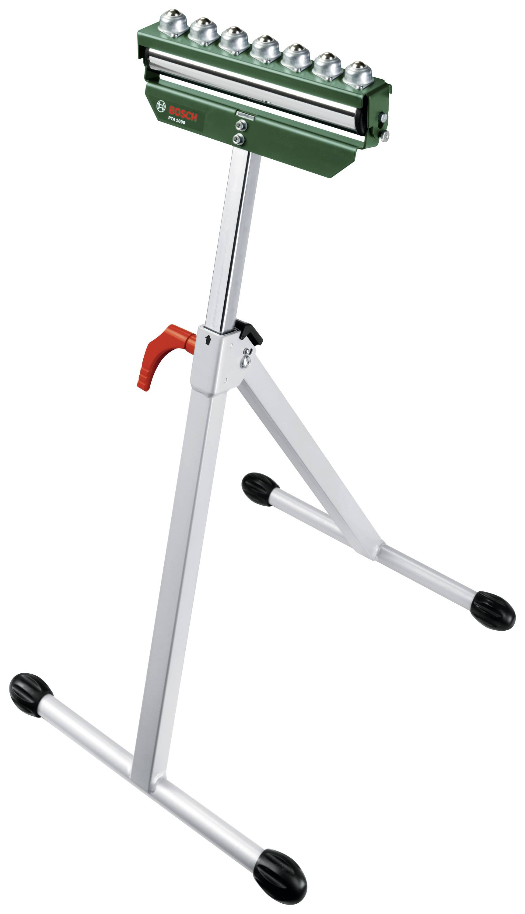 Bosch Home and Garden PTA 1000 Roller Stand 0603B05100 Stainless steel Support trestle folding, height-adjustable 100 kg (W x H x D) 79.1 x 47.1 x 11.3 cm 6.2