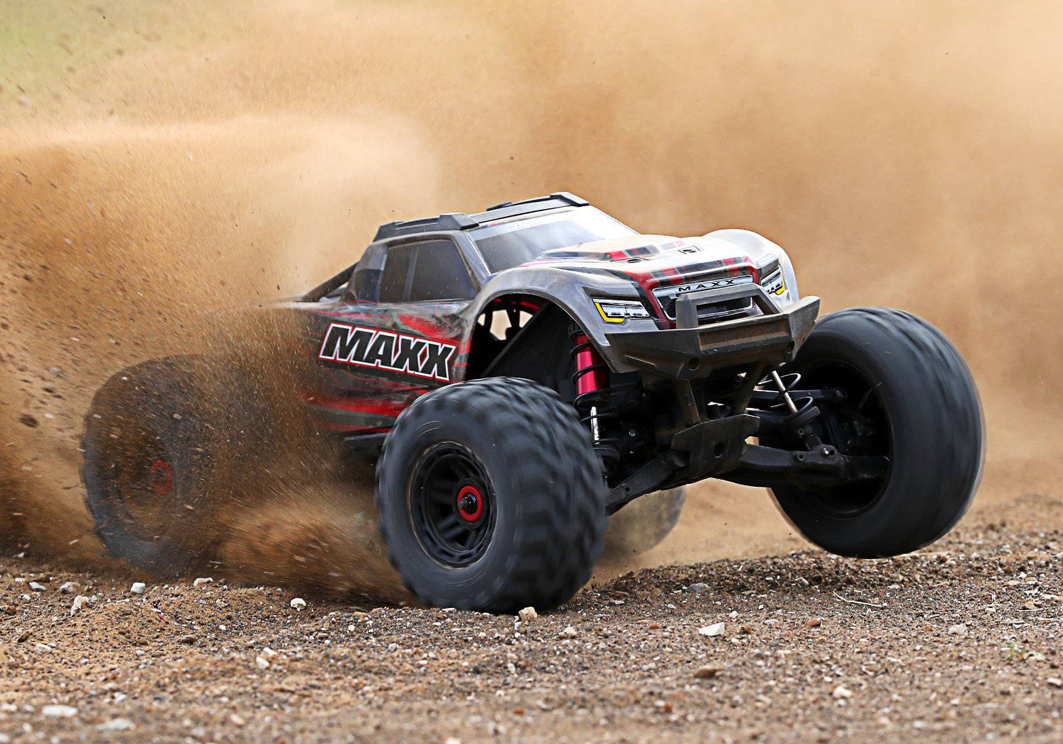 Traxxas Maxx TSM SR Red Brushless RC model car Electric Monster truck ...