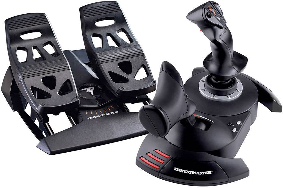 Thrustmaster T.Flight Full Kit Flight sim controller RJ12, USB PC Black incl. foot pedals