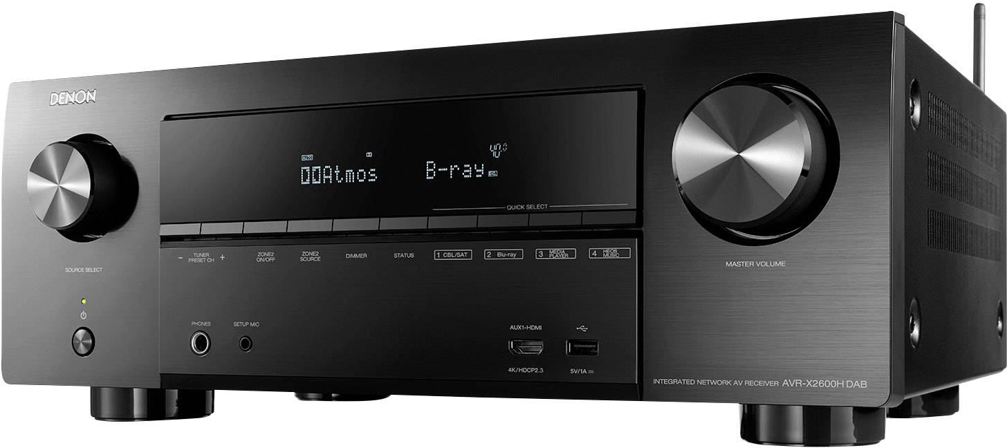 Denon AVRX2600HDABBKE2 7.2 AV receiver 7x150 W Black