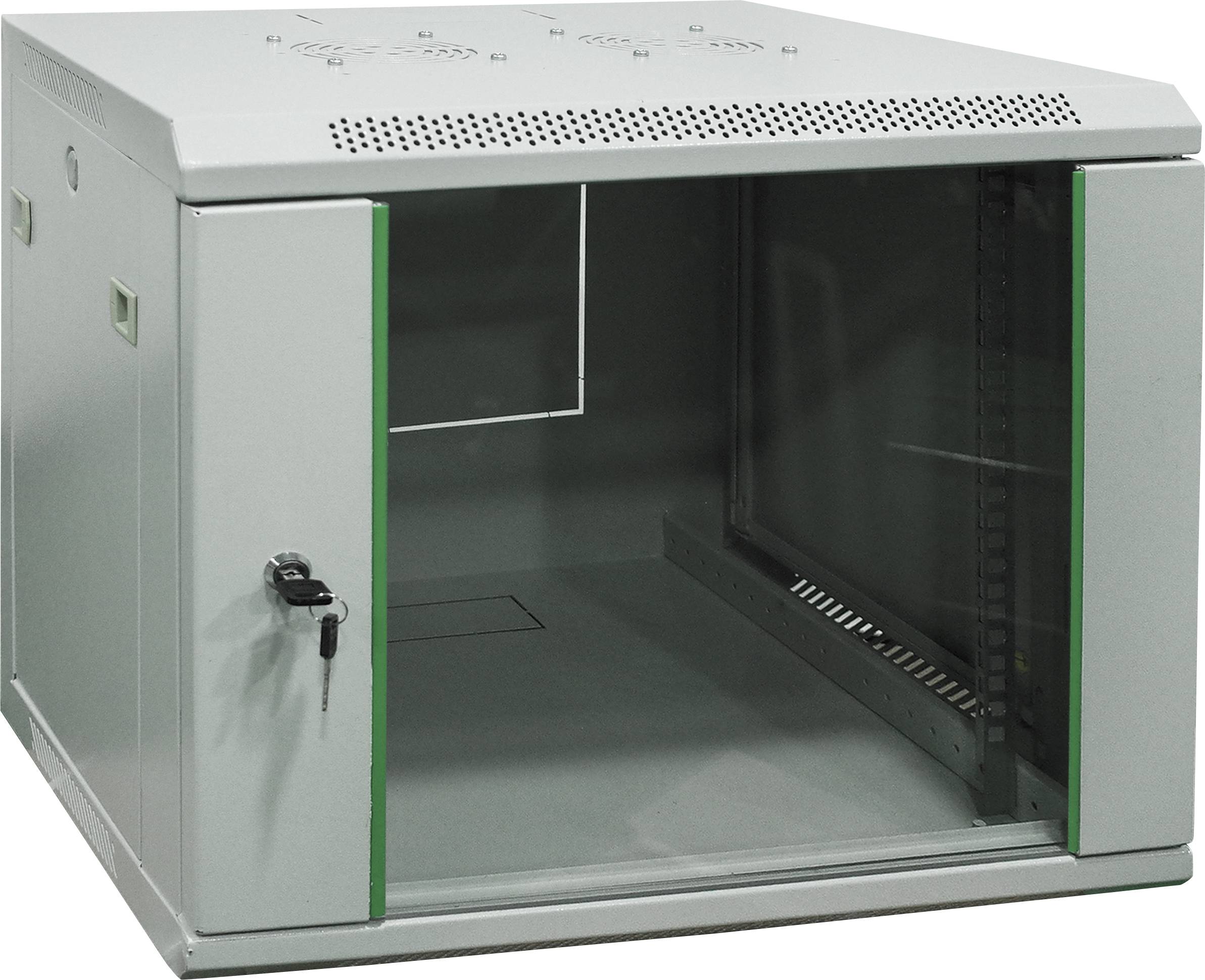 Renkforce RF-NC-120 19" wall cabinet (W x H x D) 600 x 505.05 x 450 mm 9 U Grey (RAL 7035)