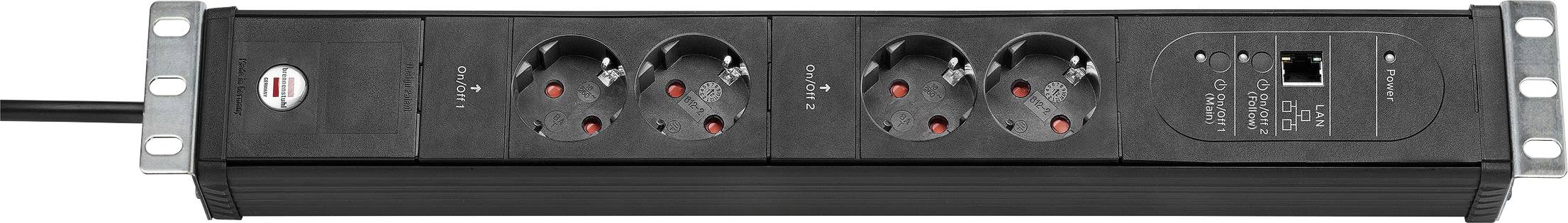 Brennenstuhl 1156057984 Main-Follow Black PG connector 1 pc(s)