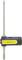 Drill with integrated dust extractor, side-mounted, yellow label reading 'Dust Extractor Smash', black handle.