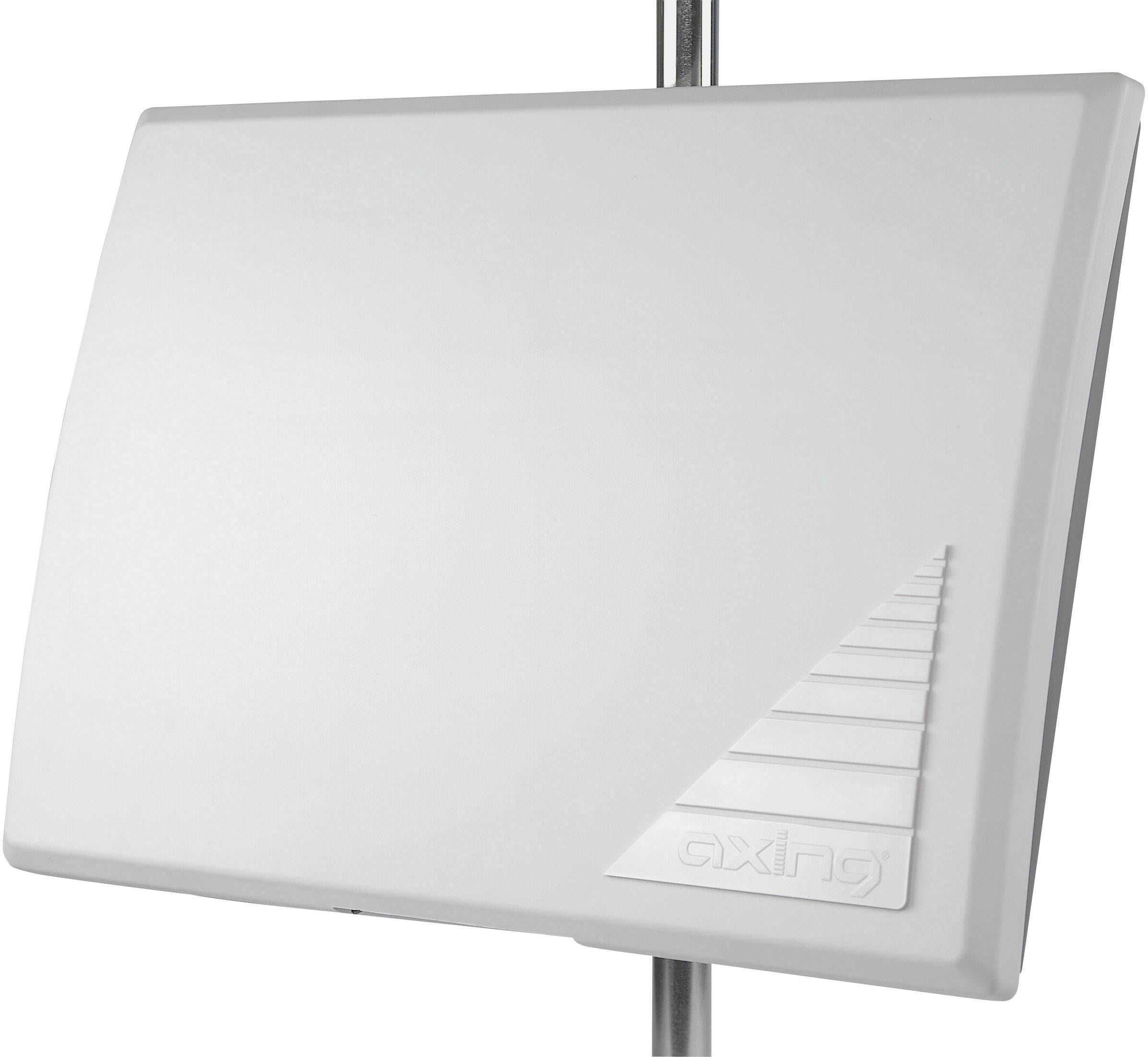 Axing TAA00320 DVB-T/T2 active planar antenna Indoors, Outdoors Amplification: 22 dB White