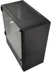 Kolink Castle MIDI-Tower, Tempered Glass - black