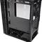 A blank metal PC case with open sides, multiple ventilation slots, and mounting bays for hardware components.
