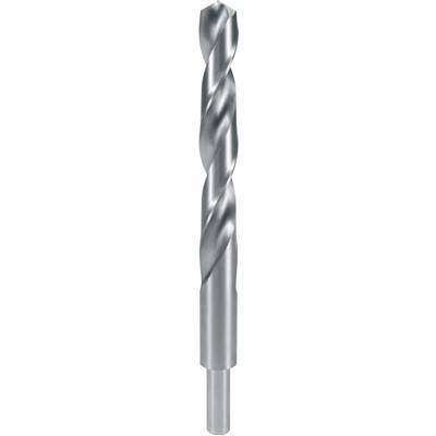 A silver spiral drill bit, suitable for precise drilling in metal or wood.