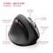 Black ergonomic vertical mouse with labels: 'Back a Page', 'Forward a Page', 'DPI Switch', 'Scroll Wheel', 'Left Mouse Button', 'Right Mouse Button'.