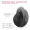 'Black ergonomic computer mouse with individually adjustable DPI (1000, 1400, 1800) for office and gaming use.'