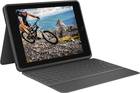 Logitech Tablet PC keyboard and book cover Rugged Folio Grey