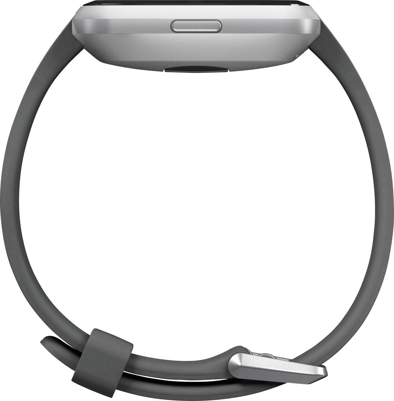 fitbit versa lite charcoal silver