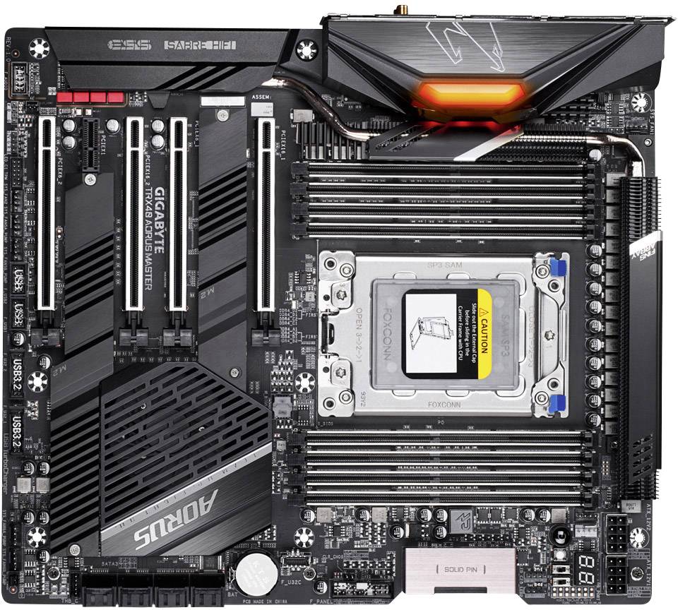 Gigabyte Trx40 Aorus Master Motherboard Pc Base Amd Tr4 Form Factor Xl