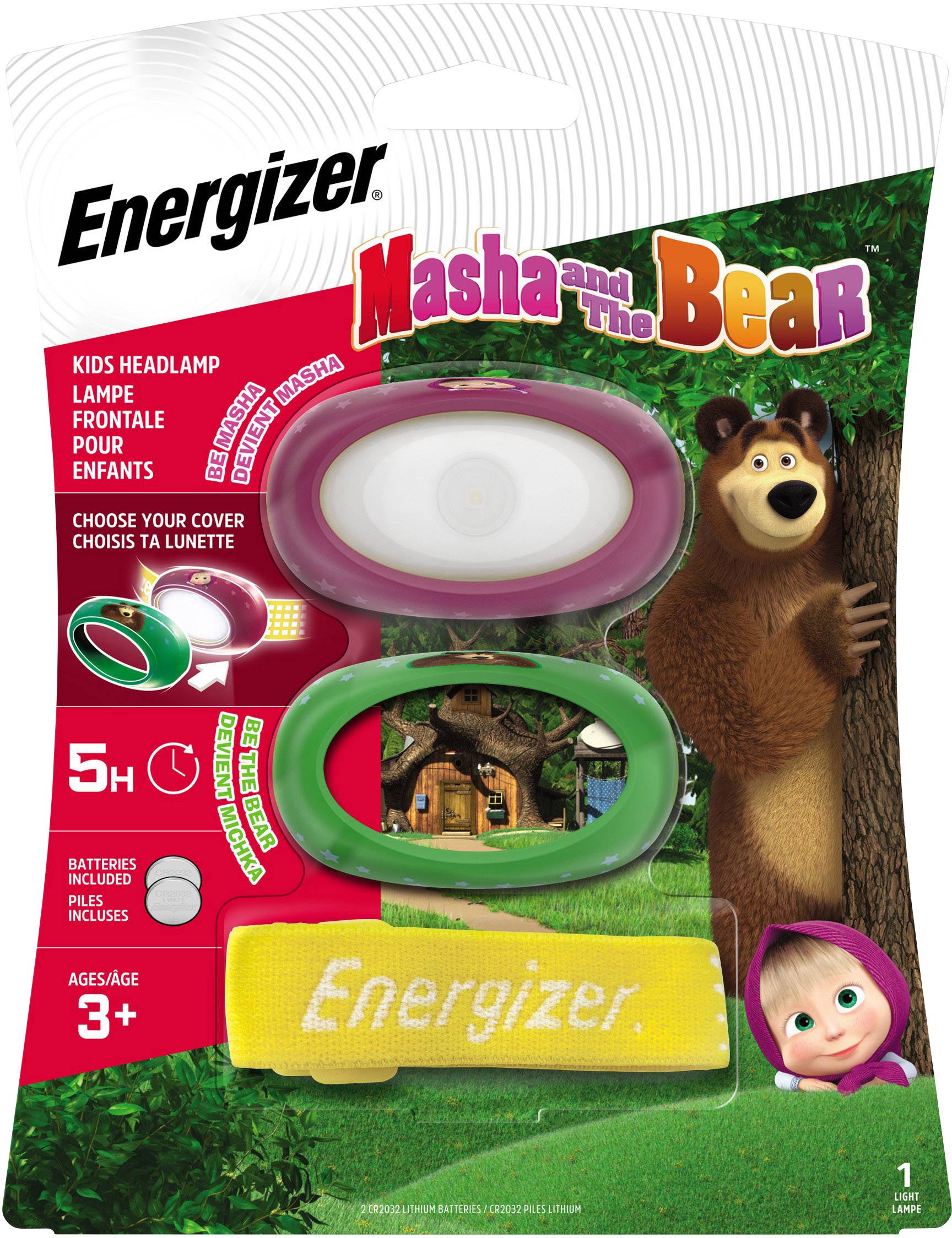Energizer Mascha und der Bär LED (monochrome) Headlamp battery-powered 14 lm E301699700-2