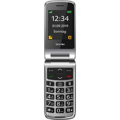 beafon SL495 Flip top mobile phone Black, Silver-0