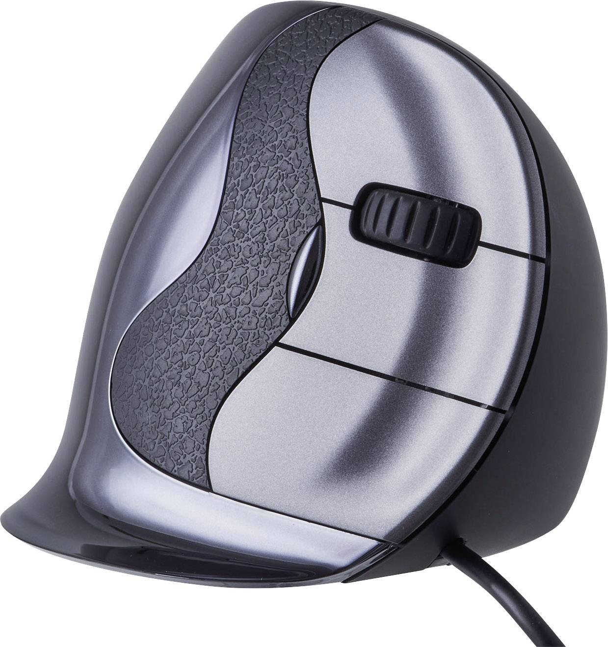 BakkerElkhuizen Evoluent D Ergonomic mouse USB Anthracite 6 Buttons 800 dpi, 1600 dpi, 2400 dpi, 3200 dpi Ergonomic-2