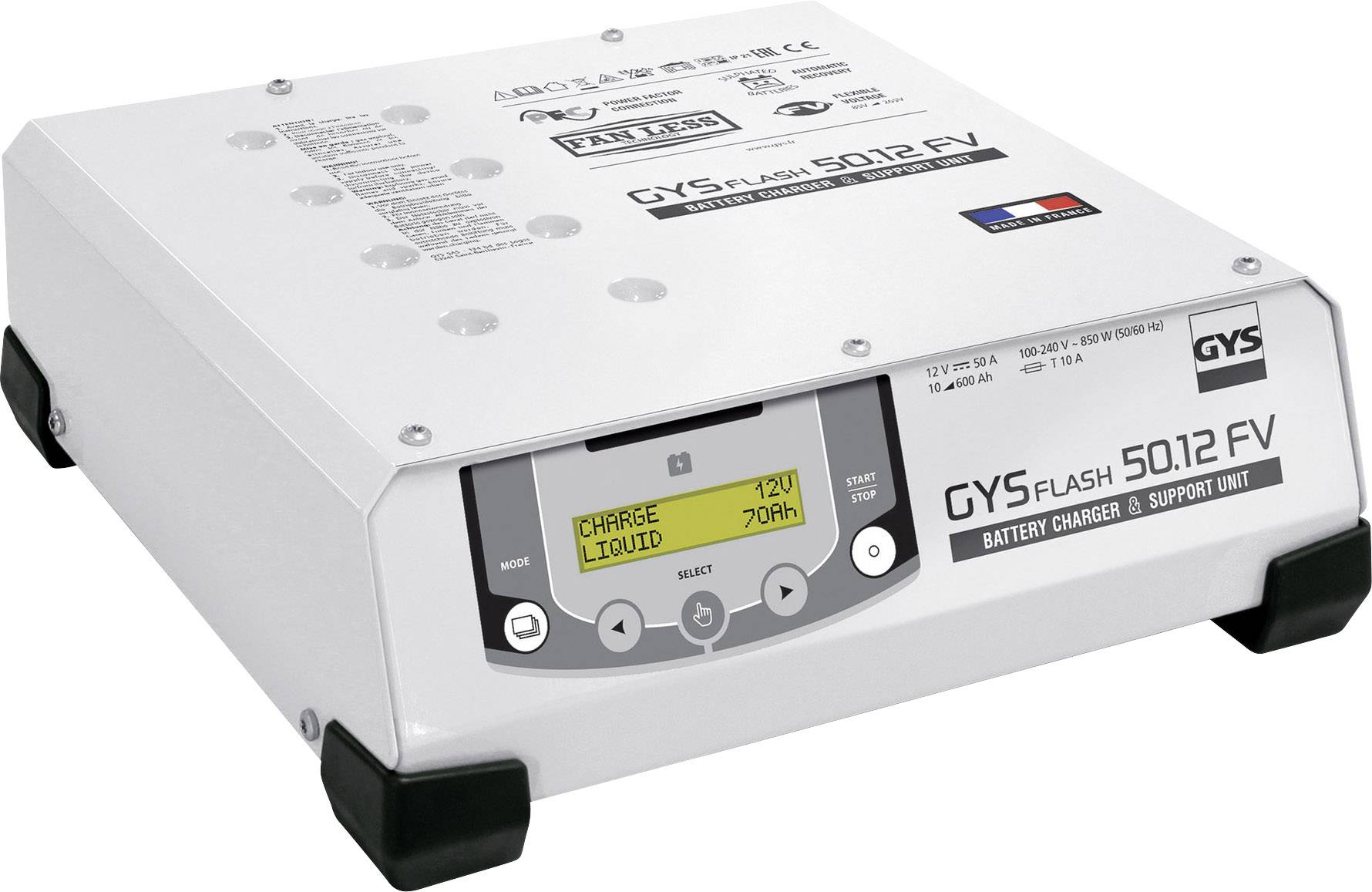 GYS GYSFLASH 50.12 HF FV 026056 Automatic charger, Battery balancer