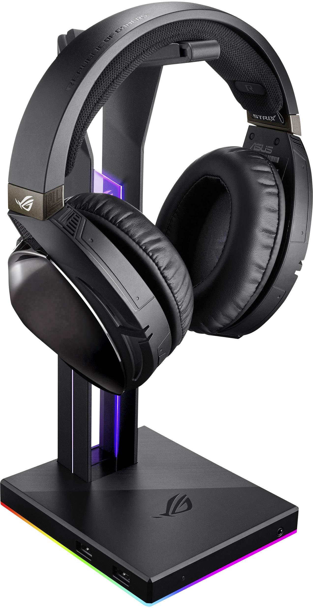 rog throne qi headset stand