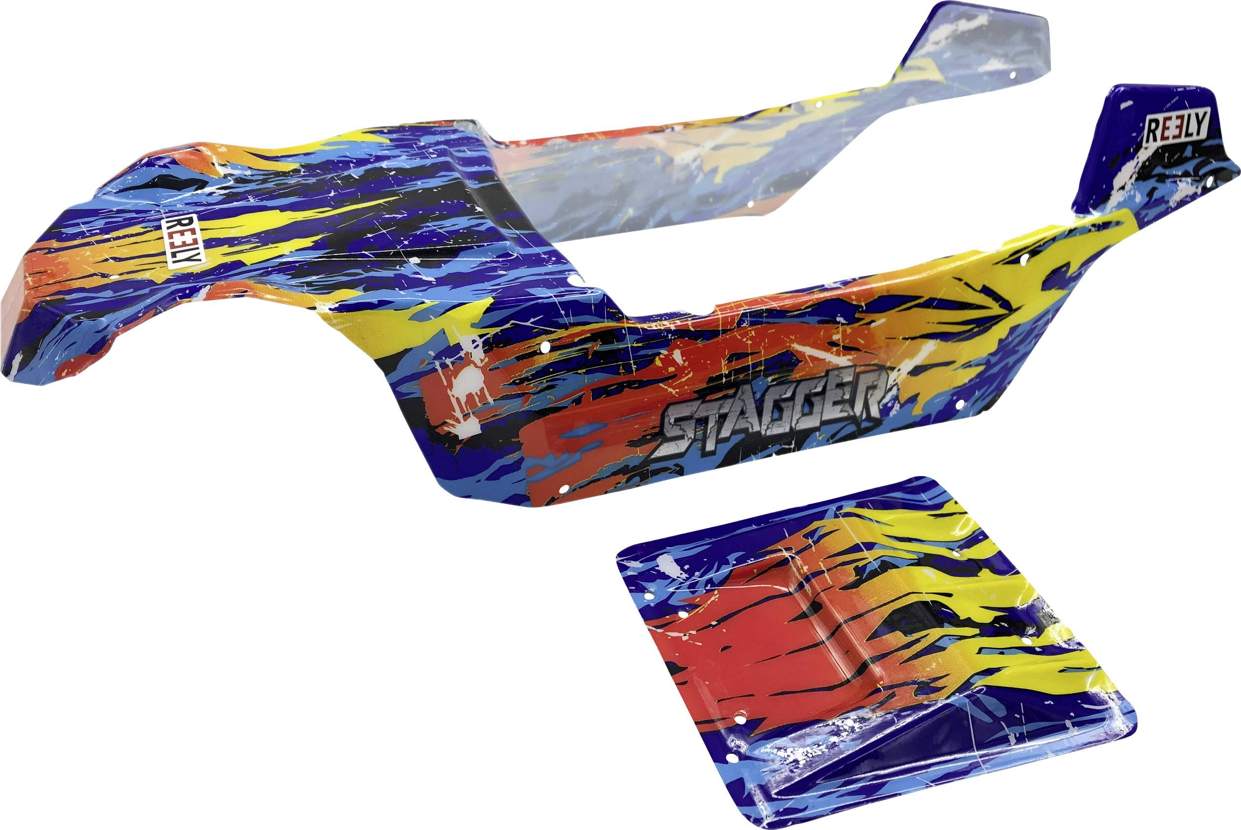 Reely RE-6622344 1:10 Car body Painted, cut, decorated-0