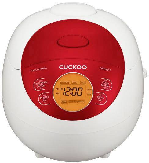 Cuckoo CR-0351F Rice cooker White, Red