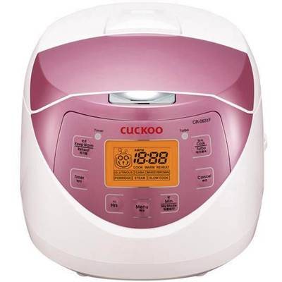 Cuckoo CR-0631F Rice cooker White, Pink 