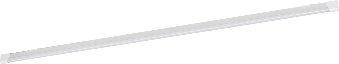 Long, slender LED light in white, suitable for modern interior lighting.