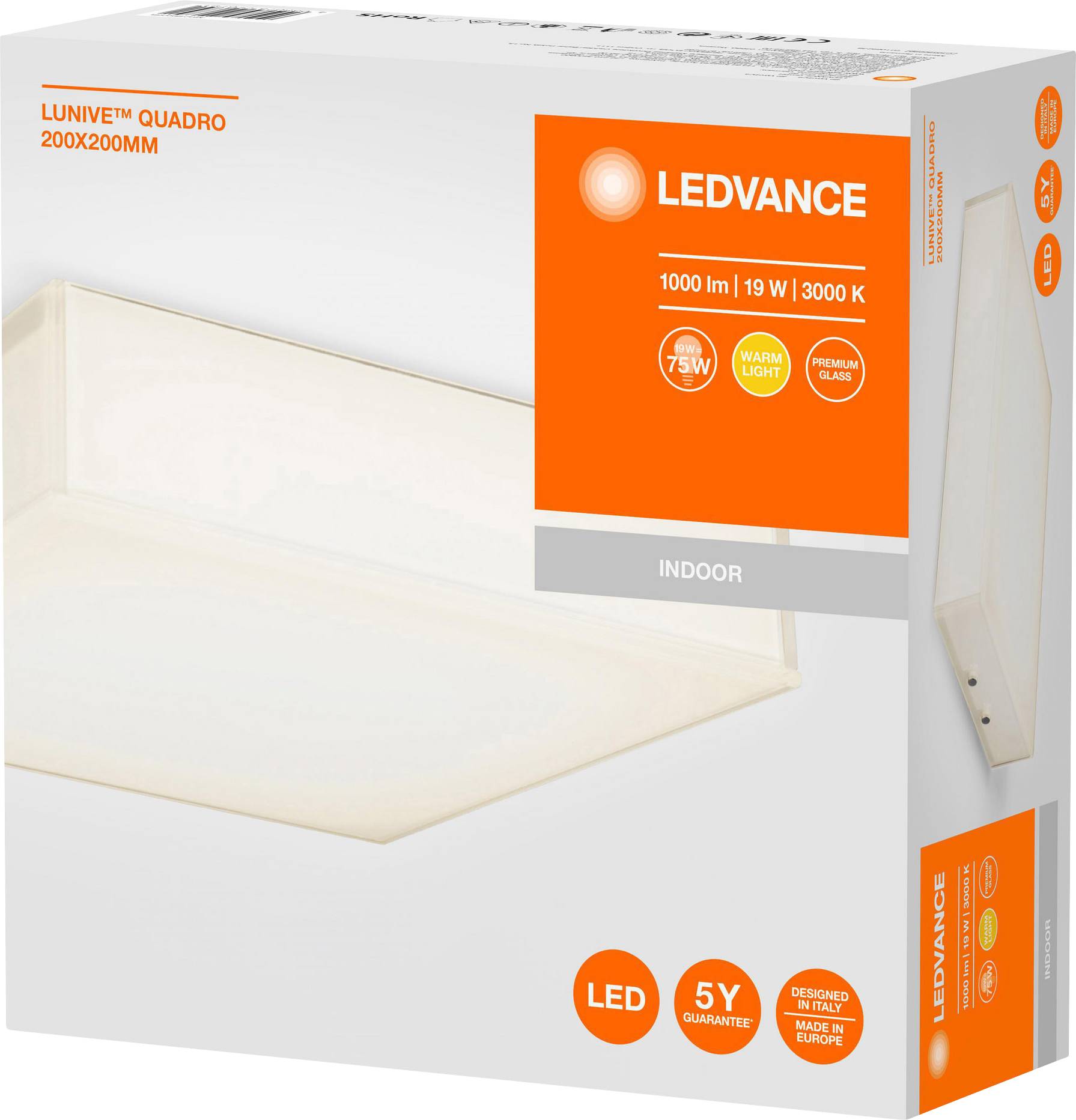 LEDVANCE 4058075226791 LUNIVE (EU) L LED ceiling light LED (monochrome) 8 W White-3