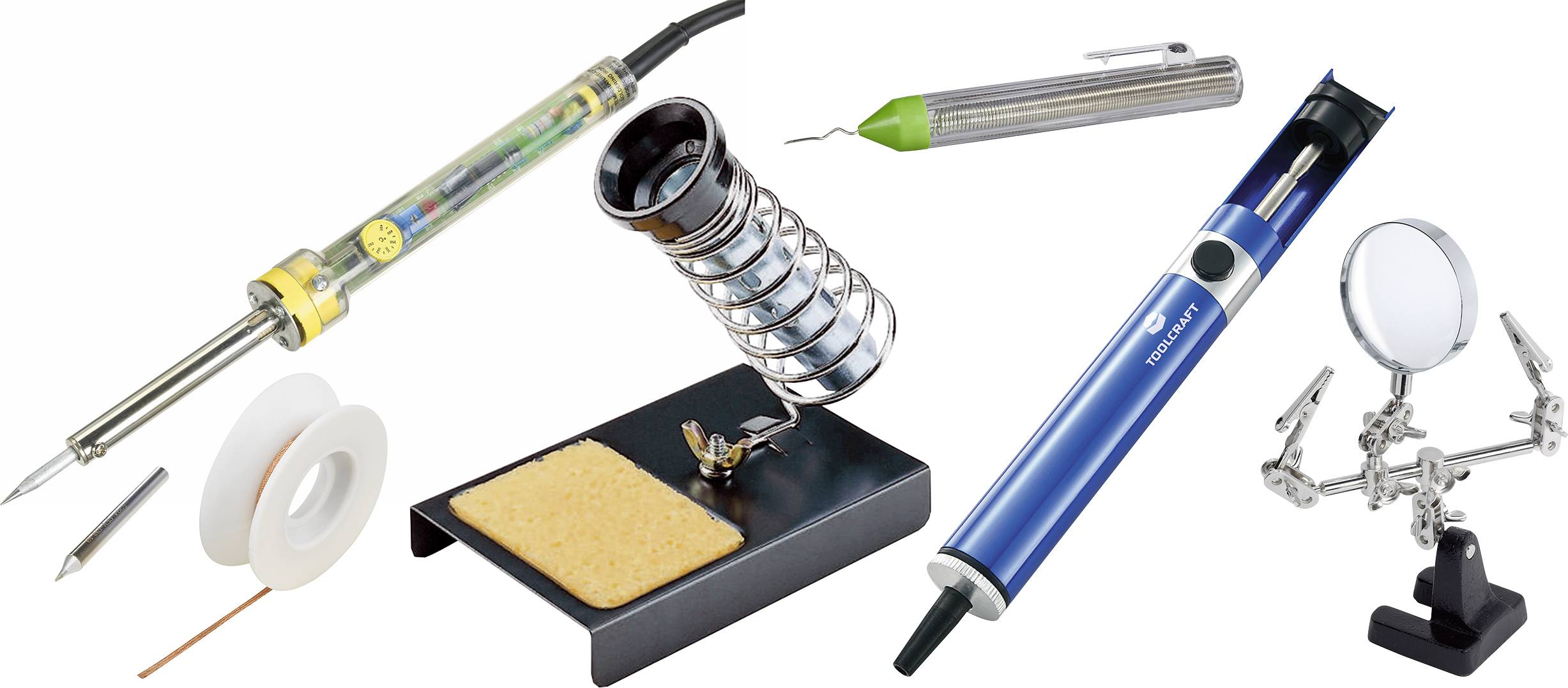 TOOLCRAFT Adjustable Starter Set Soldering iron kit 230 V 60 W Pencil