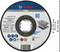 Bosch grinding disc for stainless steel and metal, diameter 125 mm, thickness 1.6 mm, with X-LOCK system and long service life.