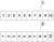 Two numbered rows with digits from 1 to 10. First row marks the fifth position, second row marks the eighth position.