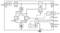 'Block diagram of a power supply system with EMI filter, soft start, microcontroller, and USB port. Shows charging and discharging paths.'