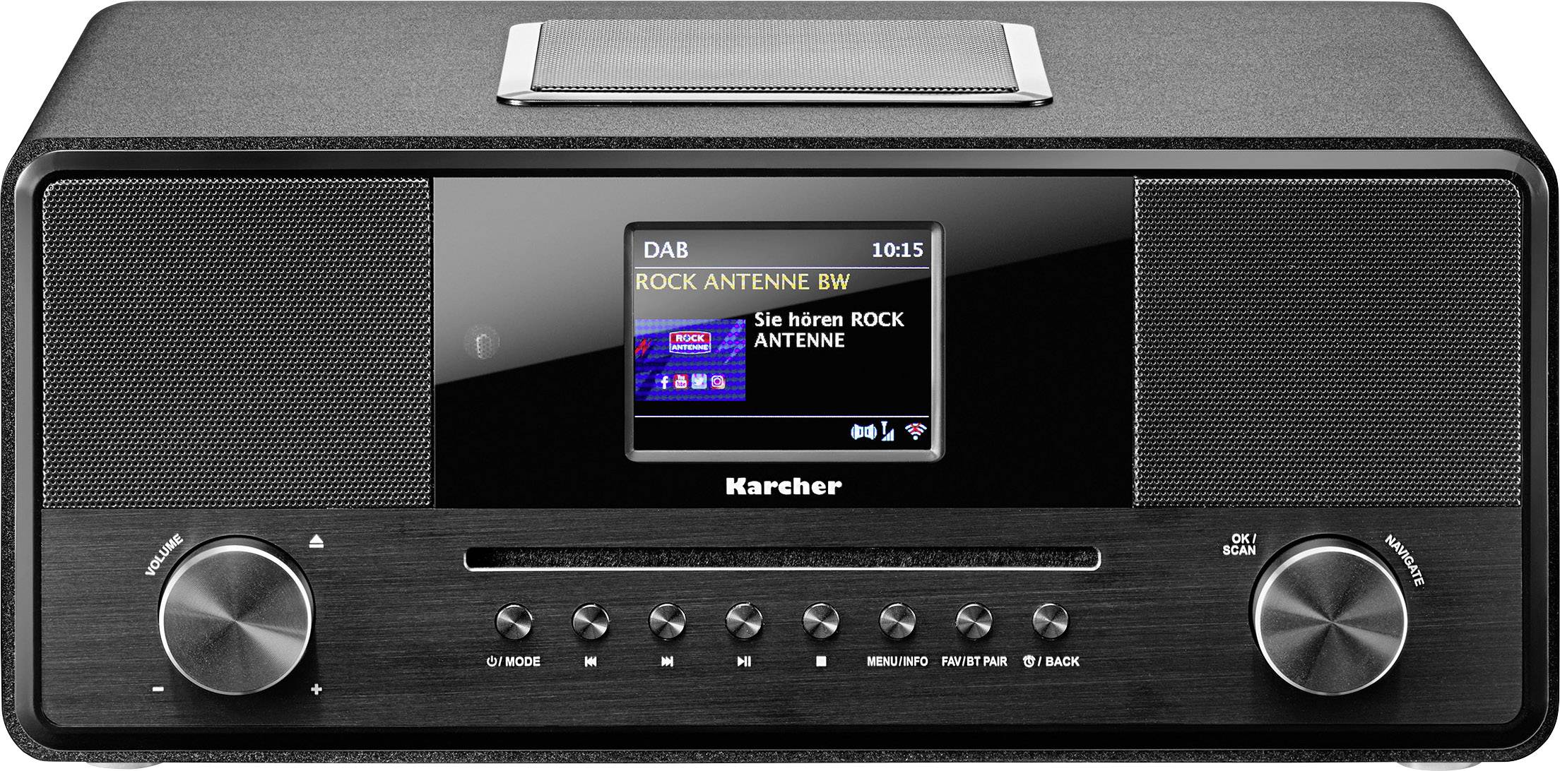 Karcher DAB 9000CDi radio CD player DAB+, DAB, FM