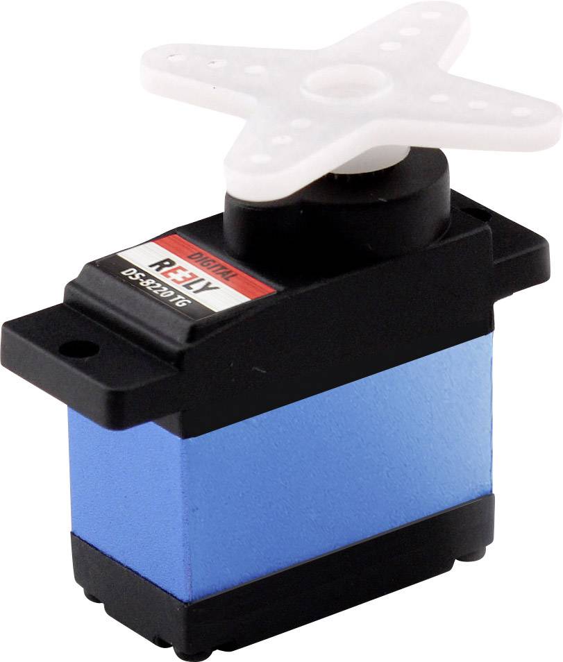 Image of Reely Mini servo DS-8220 TG Digital servo Gear box material: Titanium Connector system: JR