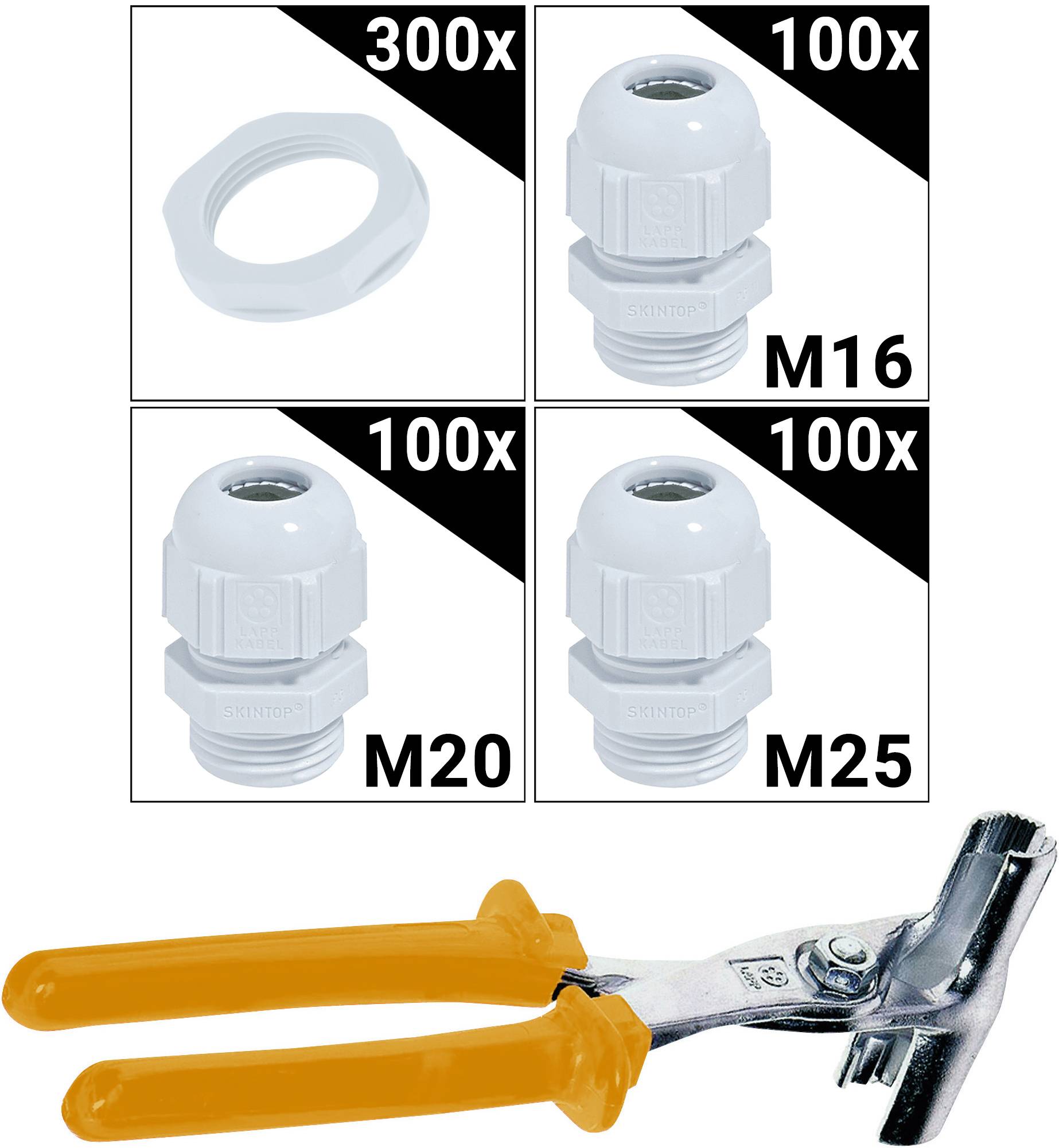 LAPP SKINTOP® ST-M Cable gland set M16, M20, M25 Light grey 601 pc(s)