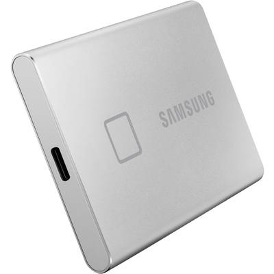 Samsung Portable T7 Touch 2 TB External SSD hard drive USB 3.2 (Gen 2) Silver  MU-PC2T0S/WW  