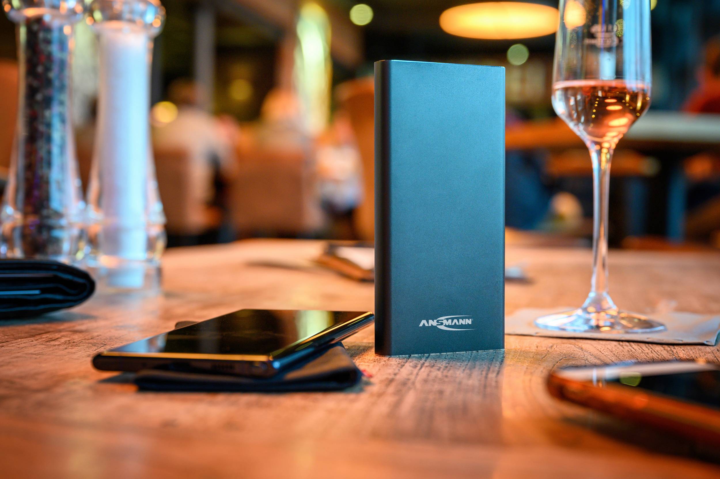 Ansmann 10Ah PD Power bank 10000 mAh Power Delivery LiPo Micro USB, USB C® Black Status display-3