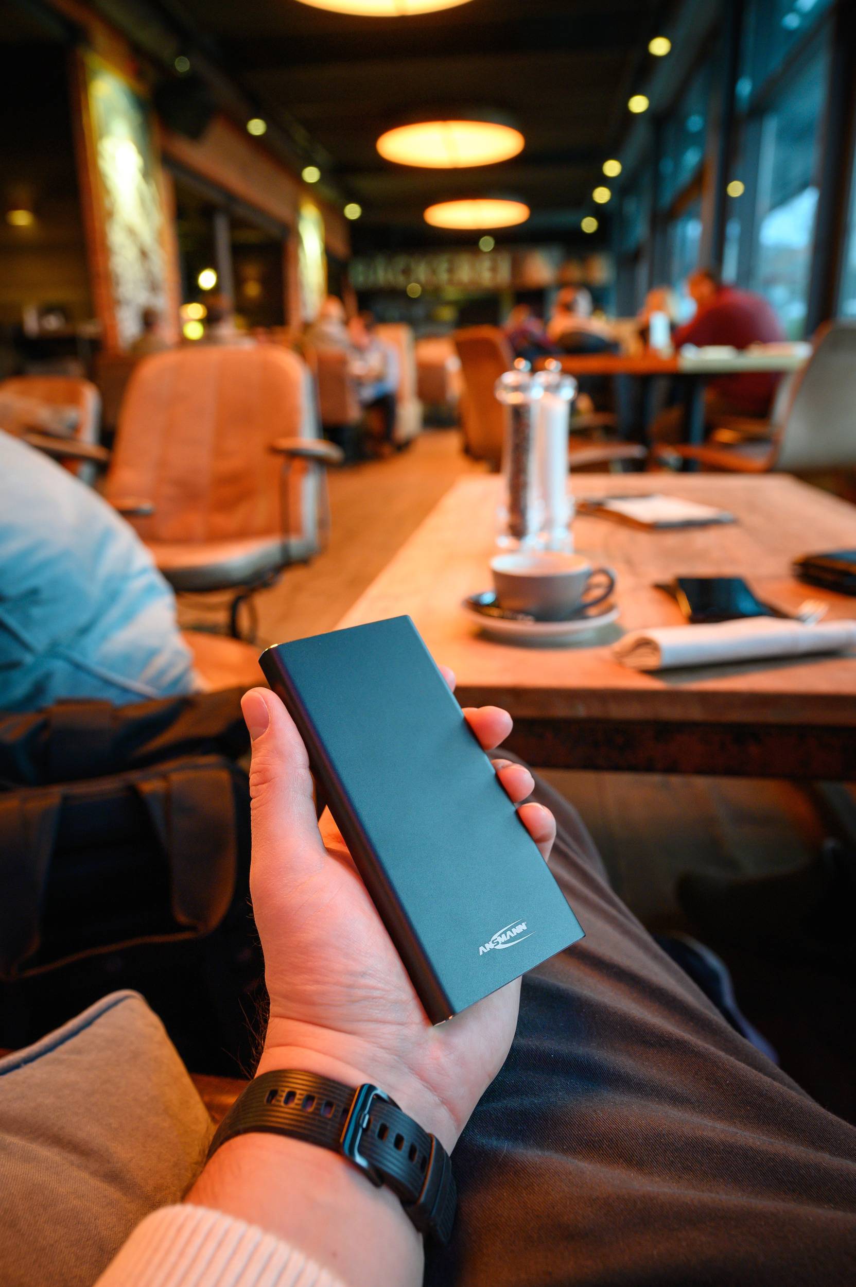 Ansmann 10Ah PD Power bank 10000 mAh Power Delivery LiPo Micro USB, USB C® Black Status display-5