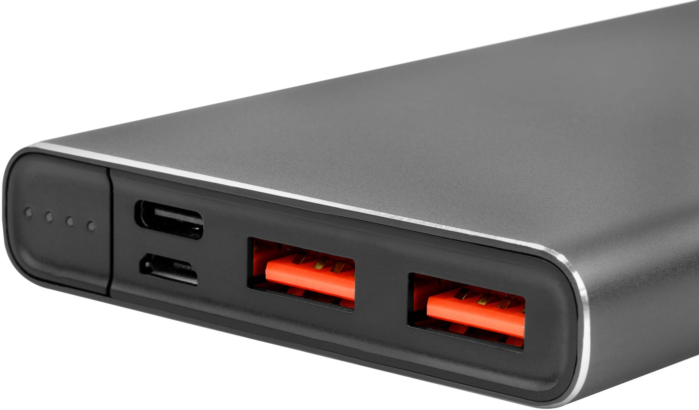 Ansmann 10Ah PD Power bank 10000 mAh Power Delivery LiPo Micro USB, USB C® Black Status display-8