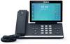 Yealink SIP-T56A Teams Corded VoIP Android, Hands-free, Headset connection, Visual call notification, PoE, Touchscreen Touch colour display Black