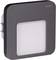 A square LED light with rounded corners and a grey frame. Ideal for contemporary interior lighting.