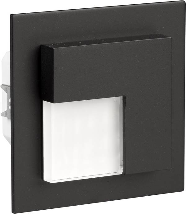 Zamel 07-221-62 Timo LED recessed wall light   LED (monochrome) Built-in LED 0.42 W Black