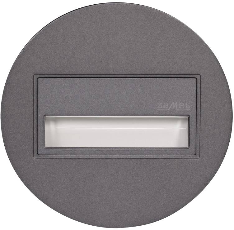 Rounded, flat LED wall light in a modern design. Suitable for creating atmospheric lighting in interior or exterior areas.