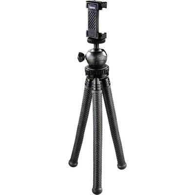 Image of Hama Tripod 1/4 Working height=16 - 27 cm Black For smartphones and GoPro, Ball head
