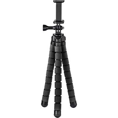 Image of Hama Tripod 1/4 Working height=9 - 26 cm Black For smartphones and GoPro